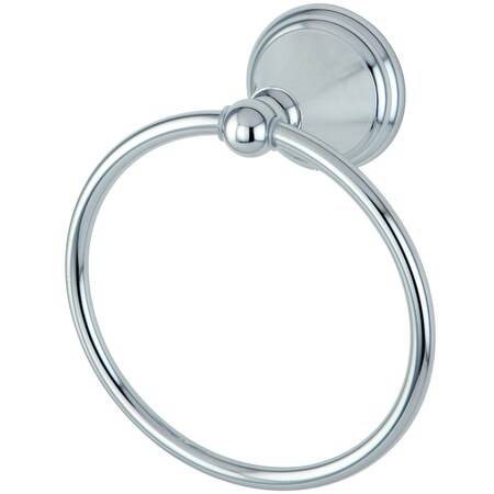 Kingston Brass Governor Towel Ring, Polished Chrome BA2974C